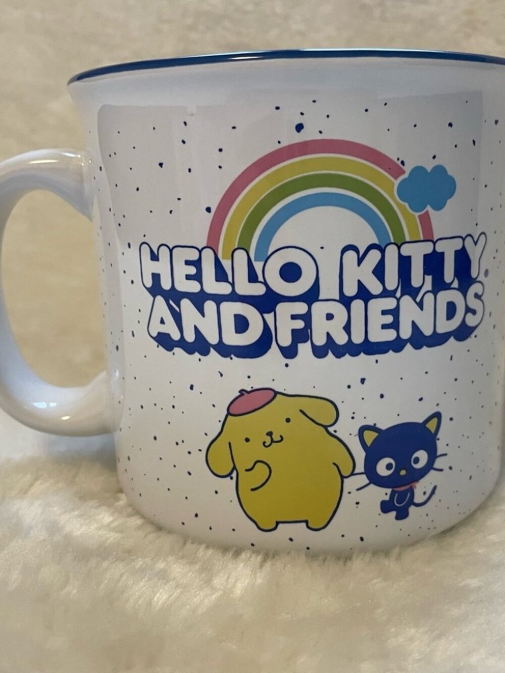NEW Hello Kitty & Friends Ceramic Camper Coffee Mug 20oz Sanrio NWT